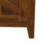 Armoire à finition noyer avec 4 portes et tablettes ouvertes - Bureau fonctionnel spacieux, rangement autoportant pour chambre à coucher, idéal pour l'organisation à la maison, la chambre à coucher, le bureau