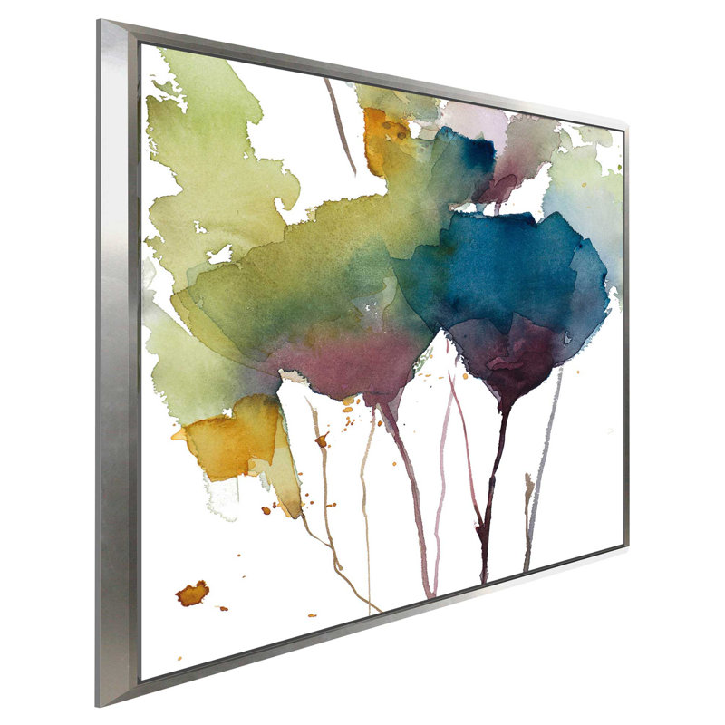 «Wildflower Grace II», reproduction d'art sur toile encadrée, H 27,5 po x l 27,5 po x P 2 po