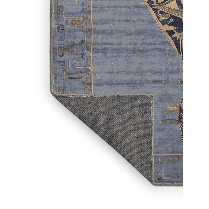 Silky Soft Plush Gray Area Rug, Square 5'