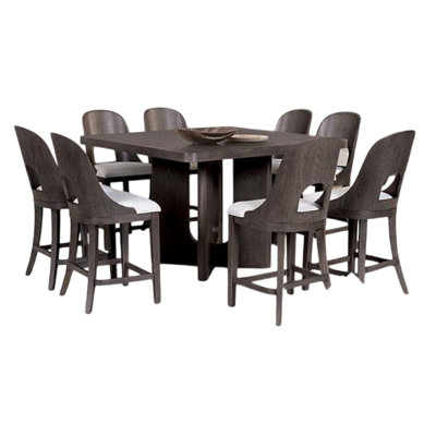 Zoko Counter Height Dining Table Set, Polyester, Wood