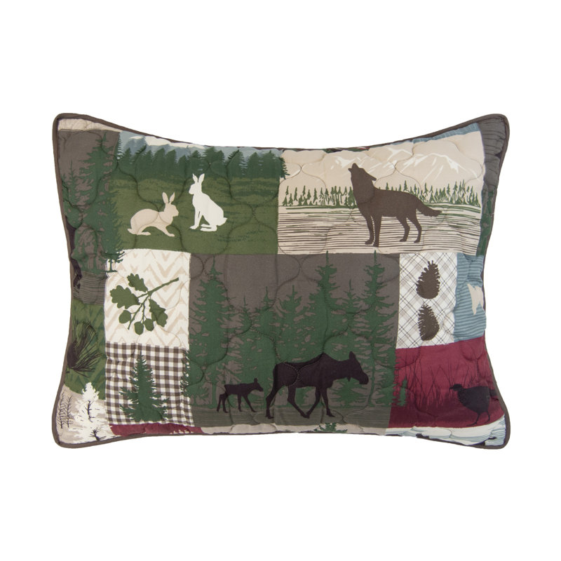Your Lifestyle by Donna Sharp Montana Forest 2PC Twin Rustic Quilt Set, Twin Quilt + 1 Standard Sham
