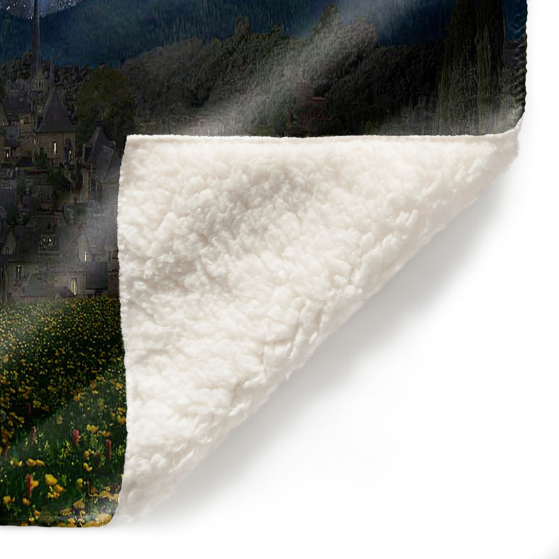  Couverture douce en sherpa, 51 po x 60 po