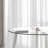 Allisandra Round Unfinished Glass Top Metal Base Dining Table-188628562