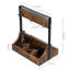 Metal And Wood Tea Bag Plate