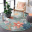Tapis floral tissé à la machine Shutesbury