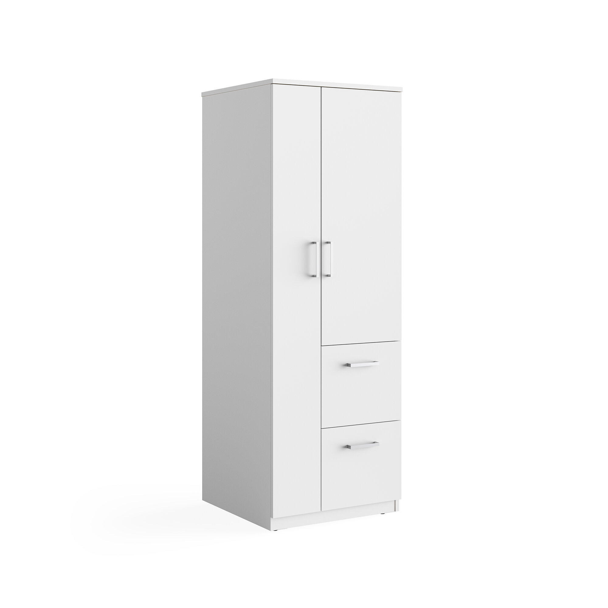 Gioia 4 - Shelf Storage Cabinet Hashtag Home Color: Soft White