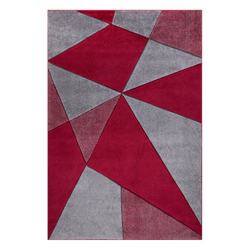 Geometric Large Area Rug for Living Room, Bedroom Carpet, Hallway Runner & Kitchen Floor Mat, Rectangle 80 x 150cm