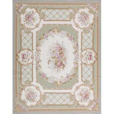 Aubusson One-of-a-Kind 7'7" X 10' Area Rug