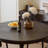 Round Ash Wood Grain Solid Wood Dining Table-106624151