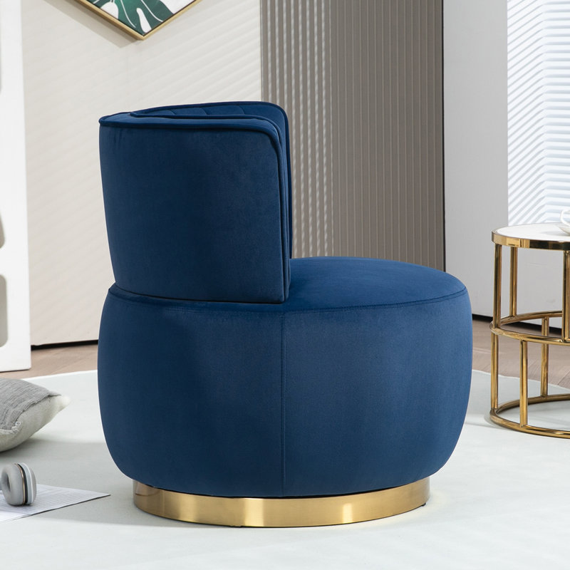 Tabouret de coiffeuse 25,2 po, Marine