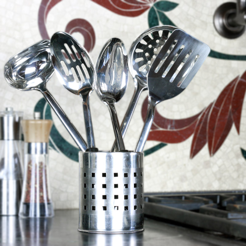 Heavy Duty Stainless Steel 6-Piece Kitchen Utensil Set