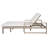Outdoor Double Lounge Chair with 5-Position Adjustable Backrest for Each Seat, Wood Patio Chaise Lounge with Removable Cushions-428371204