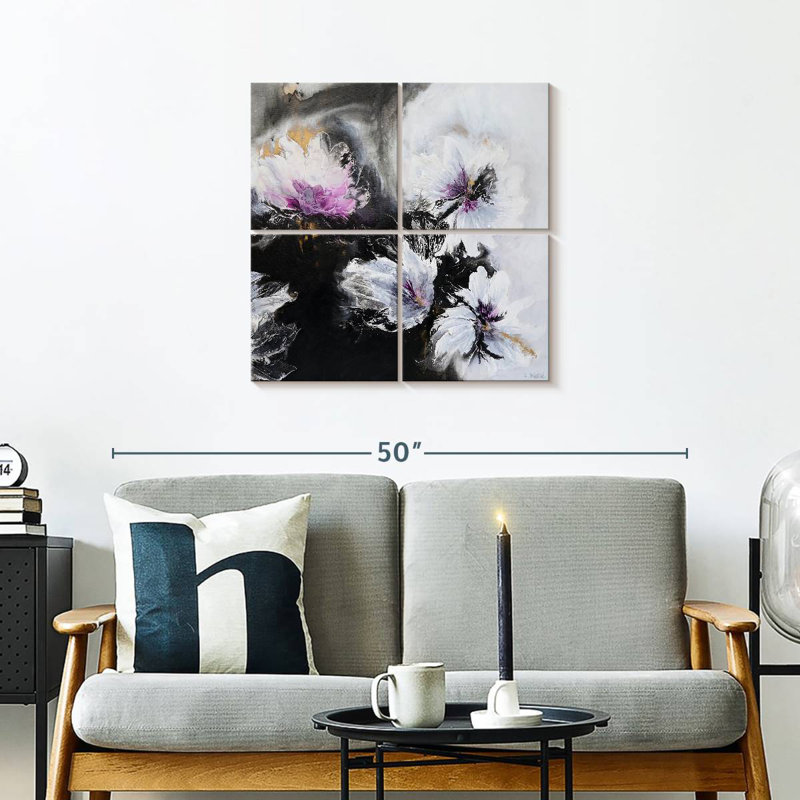 Il y a de la beauté dans le noir II, H 26 po x l 26 po