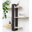 Tablettes flottantes pour étagères murales tout en bois de pin 3 grandes tablettes de rangement pour plantes