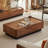 Black walnut solid wood end table