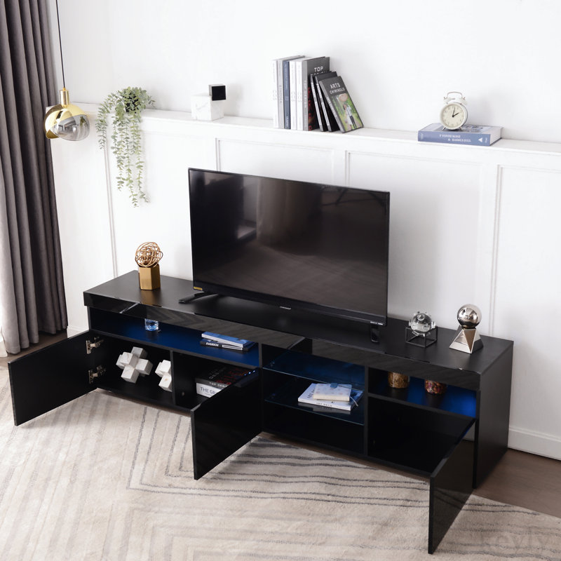 Modern Design TV Stands For Tvs , Black