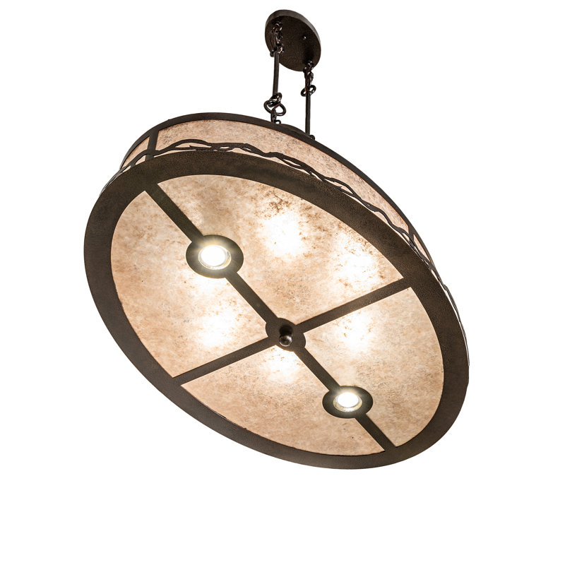 36" Long Craftsman Prime Oblong Inverted Pendant