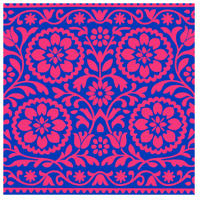 Tapisserie murale motif floral - art mural floral