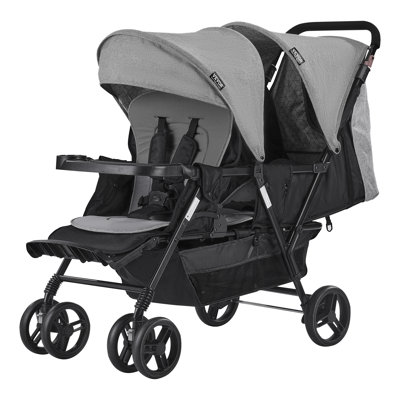 Poussette double pliable légère