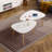 Oval Coffee Table 900, White + Oak, Stylish For Everyday Use Modern Spacious Living Room Piece-135024036