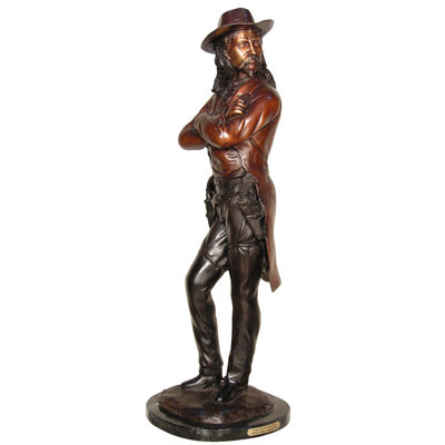 Wild Bill Hickock sur base en marbre