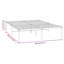 Metal Bed Frame White-1294248280