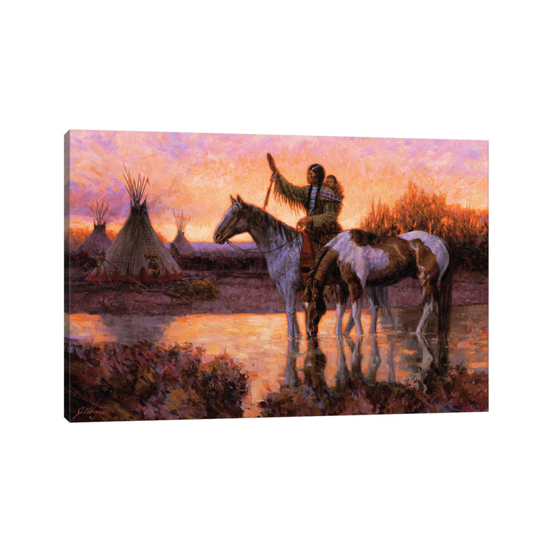 The Return by Joe Velazquez - Wrapped Canvas Print, 20.32 cm H x 30.48 cm W