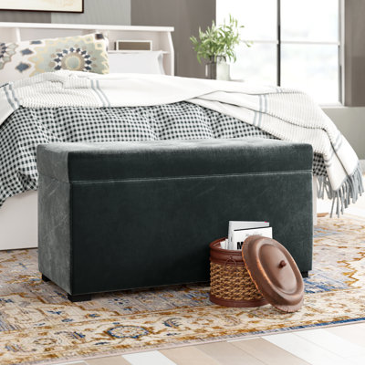 Jaroslav Polyester Upholstered Storage Bench