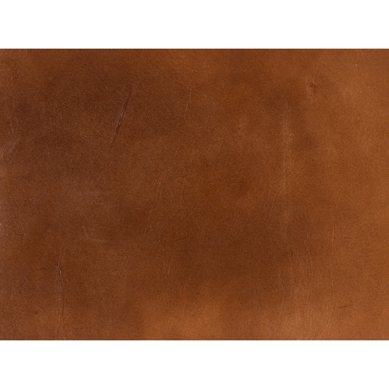 Carson Swivel Club Chair, Brown Genuine Leather