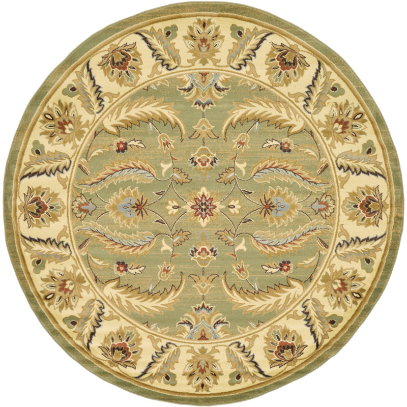 Niles Floral Indoor Rug, Round 7'10"