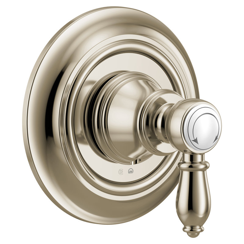 Weymouth 1-Handle M-Core Transfer Valve Trim Kit, Valve Required, Polished Nickel