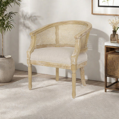 Chaise d'appoint en bois d'hévéa