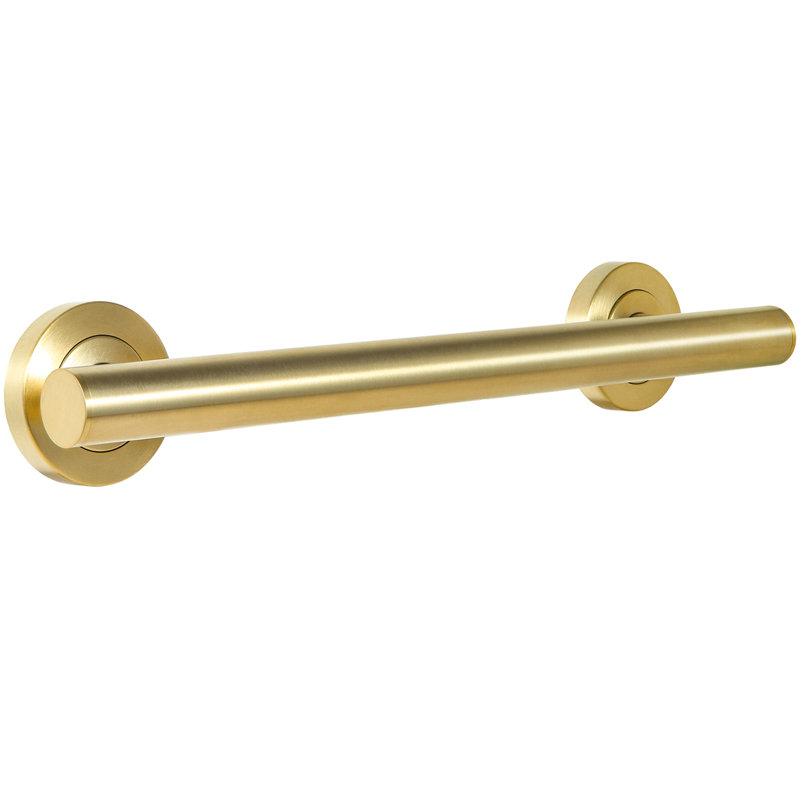 Bath Shower 18'' Safety Grab Bar, 18", Brushed Gold