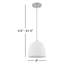 Beyla 1 - Light Concrete Dome Pendant