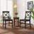 Gelacio Solid Wood Cross Back Side Chair-2082351666