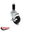 Ensemble de roulettes extensibles 3 pouces pivotantes en caoutchouc dur 3 pouces 2 freins SCC / SCC-EX20S314-HRS-2-TLB-2-MTG42