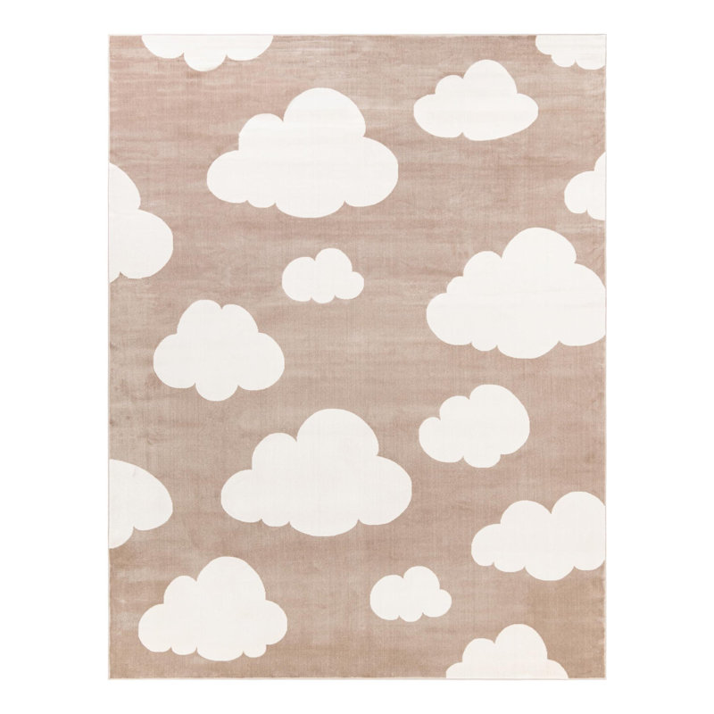 Unique Loom Clouds Whimsy Kids Rug, Rectangle 7'10" x 10'