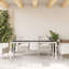 Airidas Rectangular Glass Outdoor Dining Table 90 cm D-1877077709-1877077711