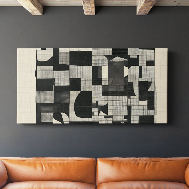 Abstrait 9 # V-Gallery, H 16 po x l 32 po