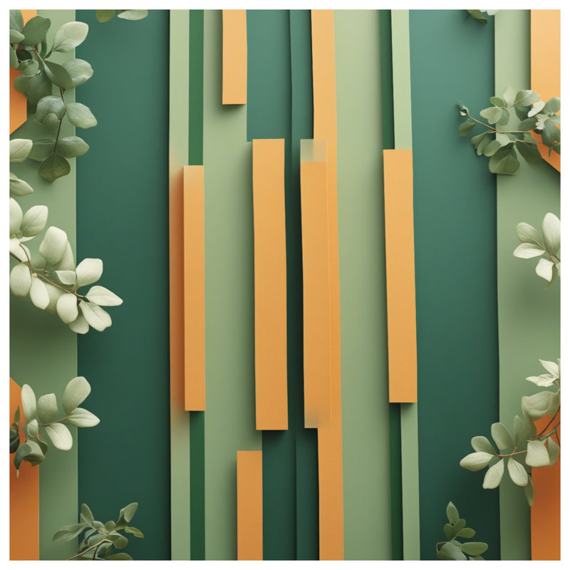 Coussins décoratifs verticaux à rayures verticales et orange, 16 po x 16 po