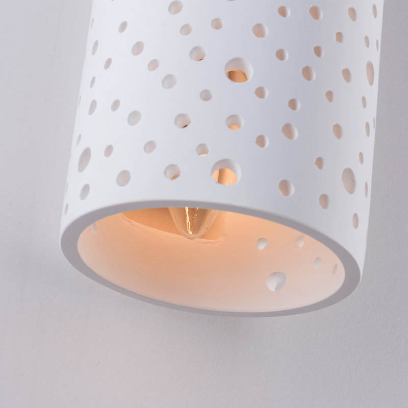 Hirsh Ceramic Flush Mounted Sconce