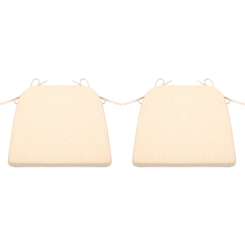 Coussin de chaise d'intérieur 1,5 po, Beige clair