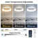 20 In. Indoor Ceiling Fan With Light Remote And App Control, 6 Wind Speeds Smart Modern Ceiling Fan For Bedroom