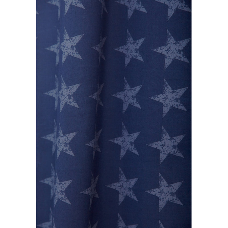 Stars and Stripes Tab Top Lined Curtains