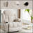 Swinging Recliner Massage Heated Sofa With USB, Cup Holders, And Side Pockets For Ultimate Comfort And Convenience-1083476578