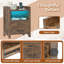 45cm W Manufactured Wood Bedside Table-1309818214