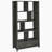 Dylan Weathered Grey 4-shelf Storage Bookshelf-755086792