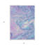 Tapis extérieur lavable abstrait ivoire 5 pi x 8 pi bleu lavande et ivoire