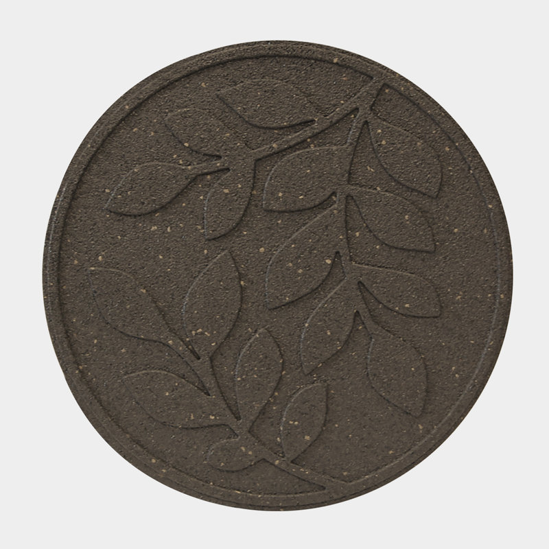 Odille Leaves Earth Stepping Stone, Brown