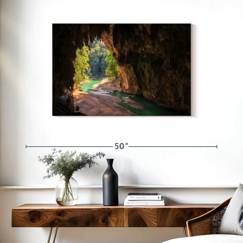 Alvord Inside Tham Lod Cave, 24" H x 36" W